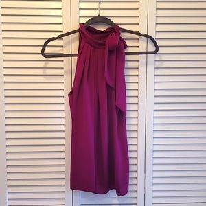 Express berry halter neck top XS